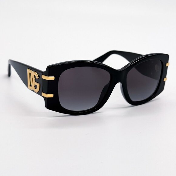 NEW DG4501 501/8G DOLCE&GABBANA GOLD SHIELD SUNGLASSES DG4501 - Picture 5 of 10